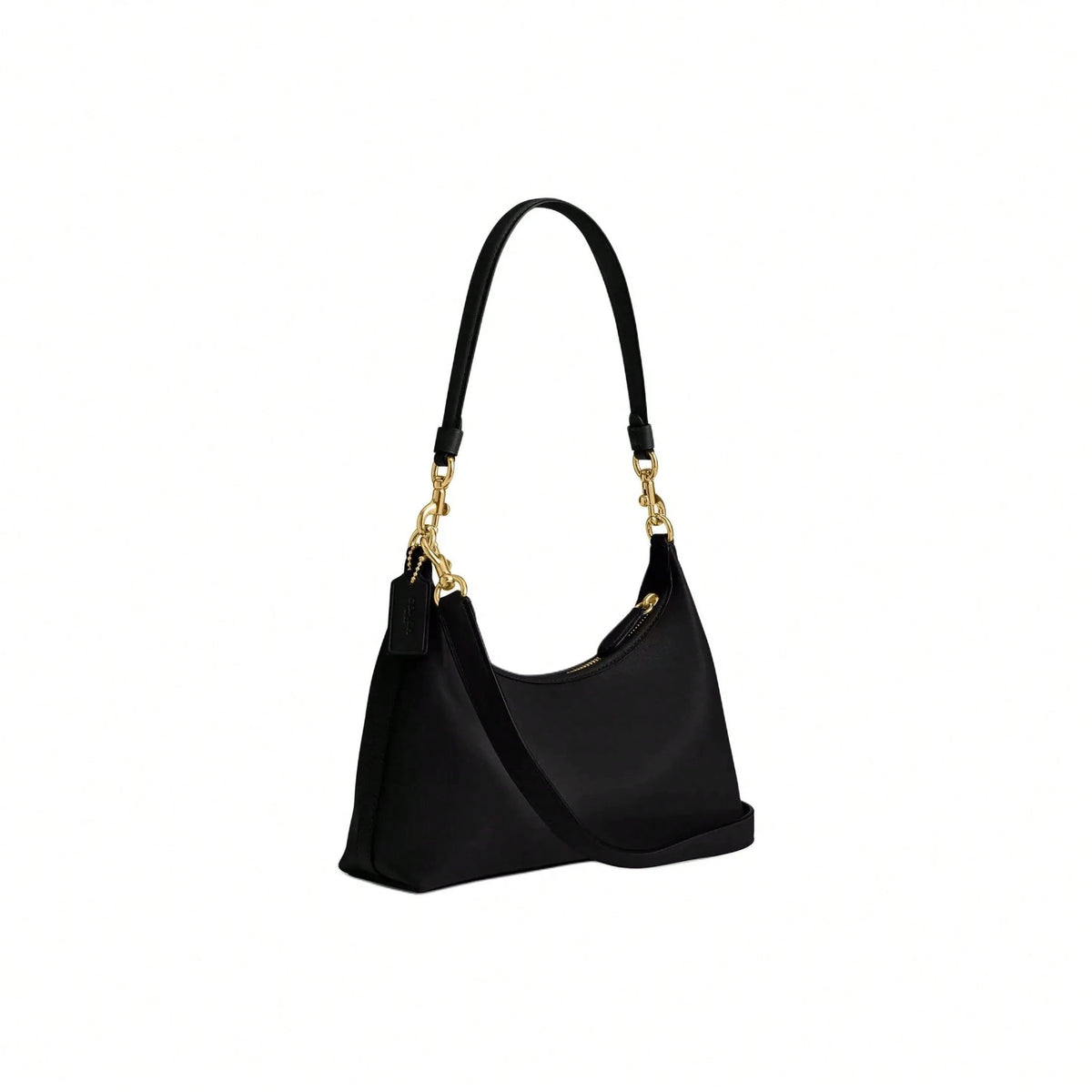 COACH Juliet 25 Metal Logo Leather Crossbody Shoulder Bag Medium Women's Black