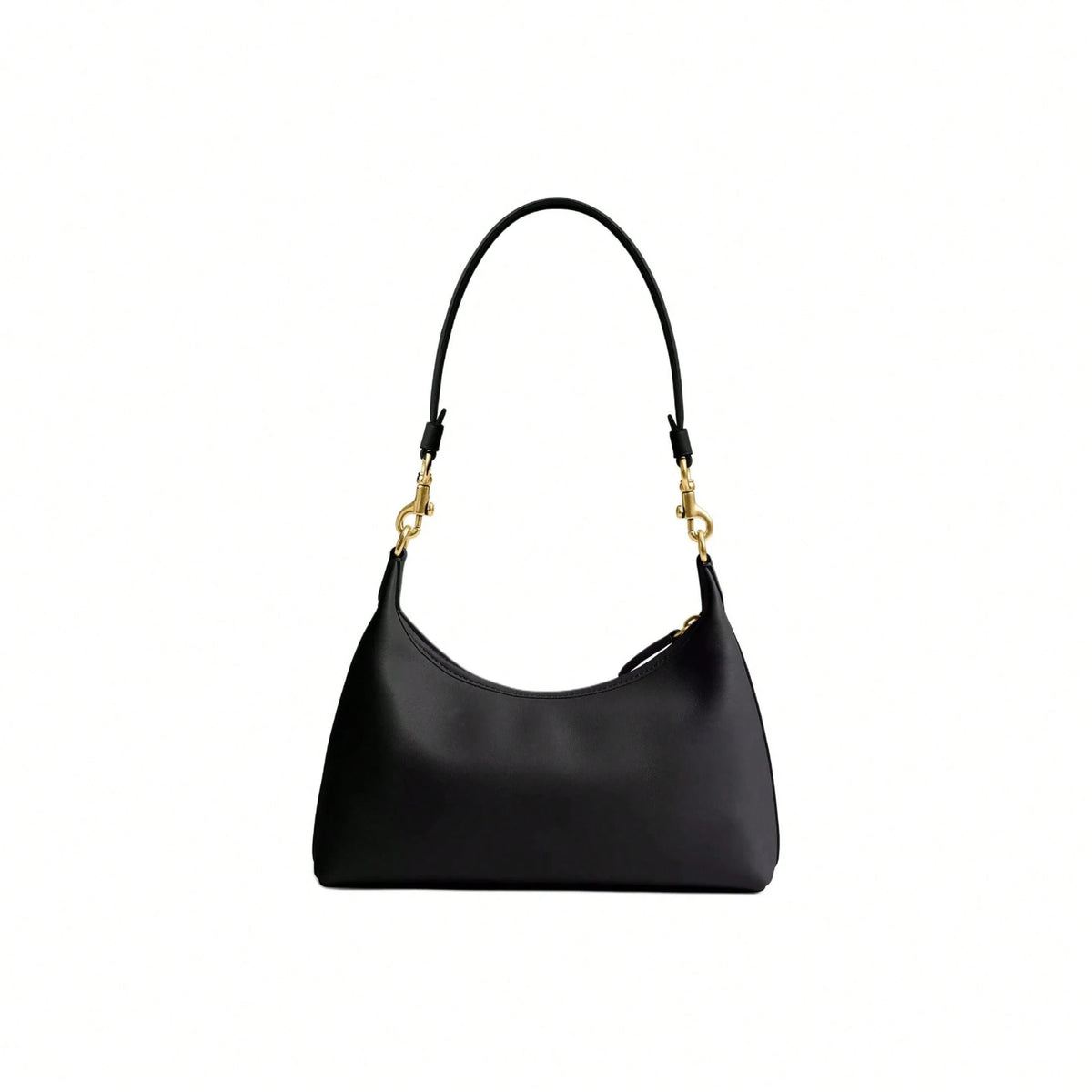 COACH Juliet 25 Metal Logo Leather Crossbody Shoulder Bag Medium Women's Black