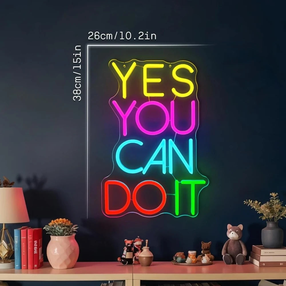 Inspirational Neon Wall Sign