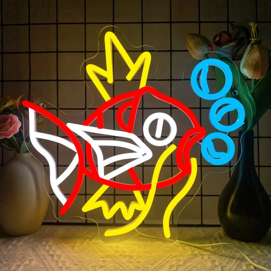 Magikarp Pokemon LED Neon Sign