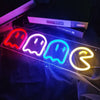 PacMan Video Game Gamer Ghost Neon Wall Sign