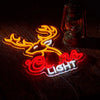 Coors Light Deer Head Bar LED Neon Sign