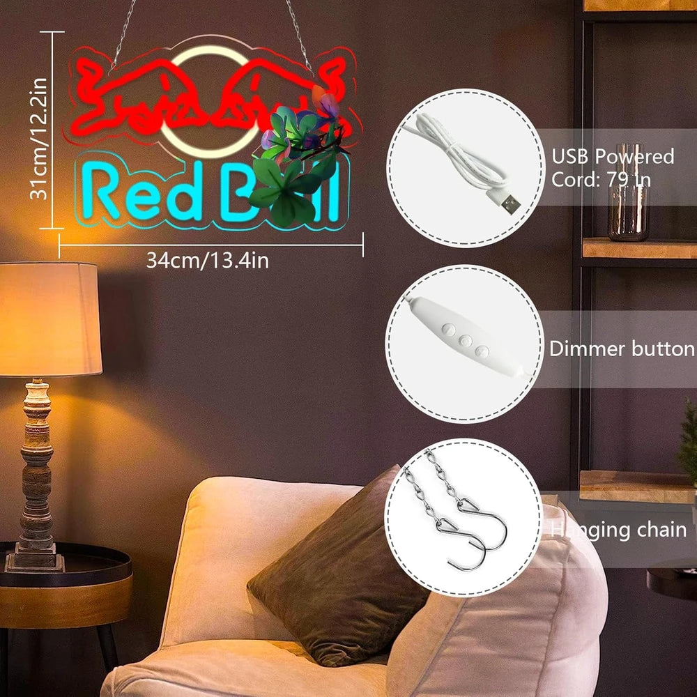 Red Bull Energy Drinks LED Neon Sign
