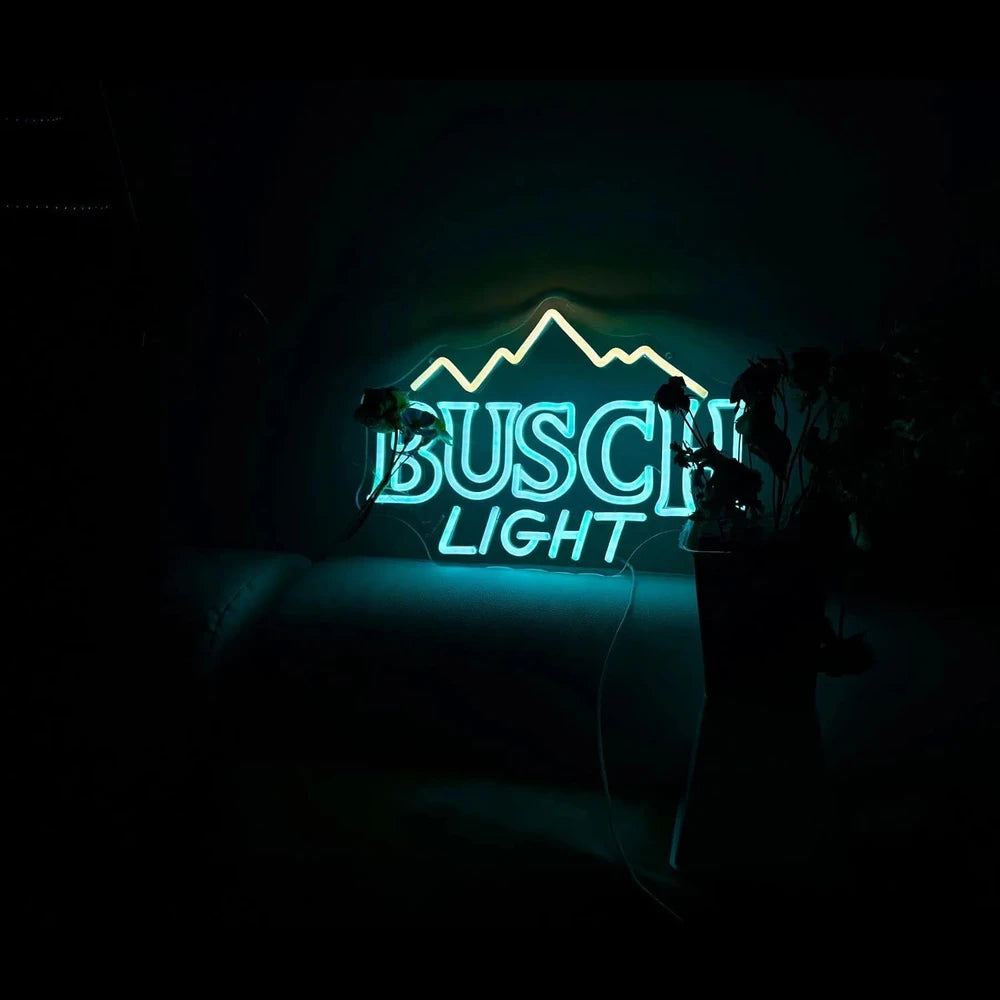 Busch Light Beer Themed LED Neon Sign