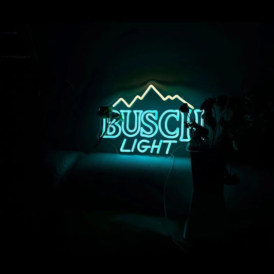 Busch Light Beer Themed LED Neon Sign