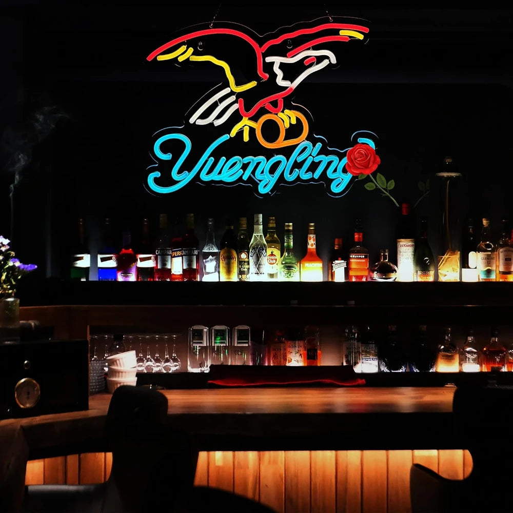 Yuengling Eagle Neon Bar Sign