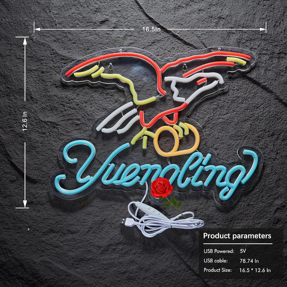 Yuengling Eagle Neon Bar Sign