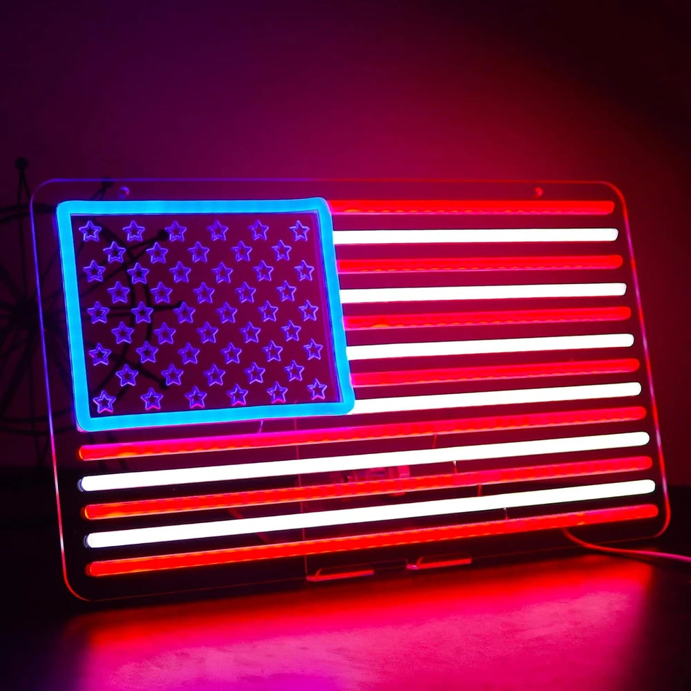 USA Neon Wall Sign