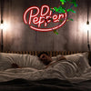 Dr Pepper Soda Red Neon Wall Sign