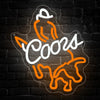 Coors Bullrider Bar Beer Neon Sign