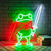 Frog Warrior Neon Sign