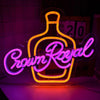 Crown Royal Canadian Whiskey Bar Neon Sign