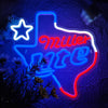 Miller Lite Texas Map Beer Bar Neon Sign