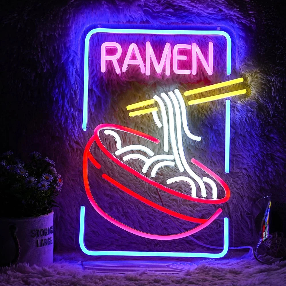 Ramen Noodle Neon Sign