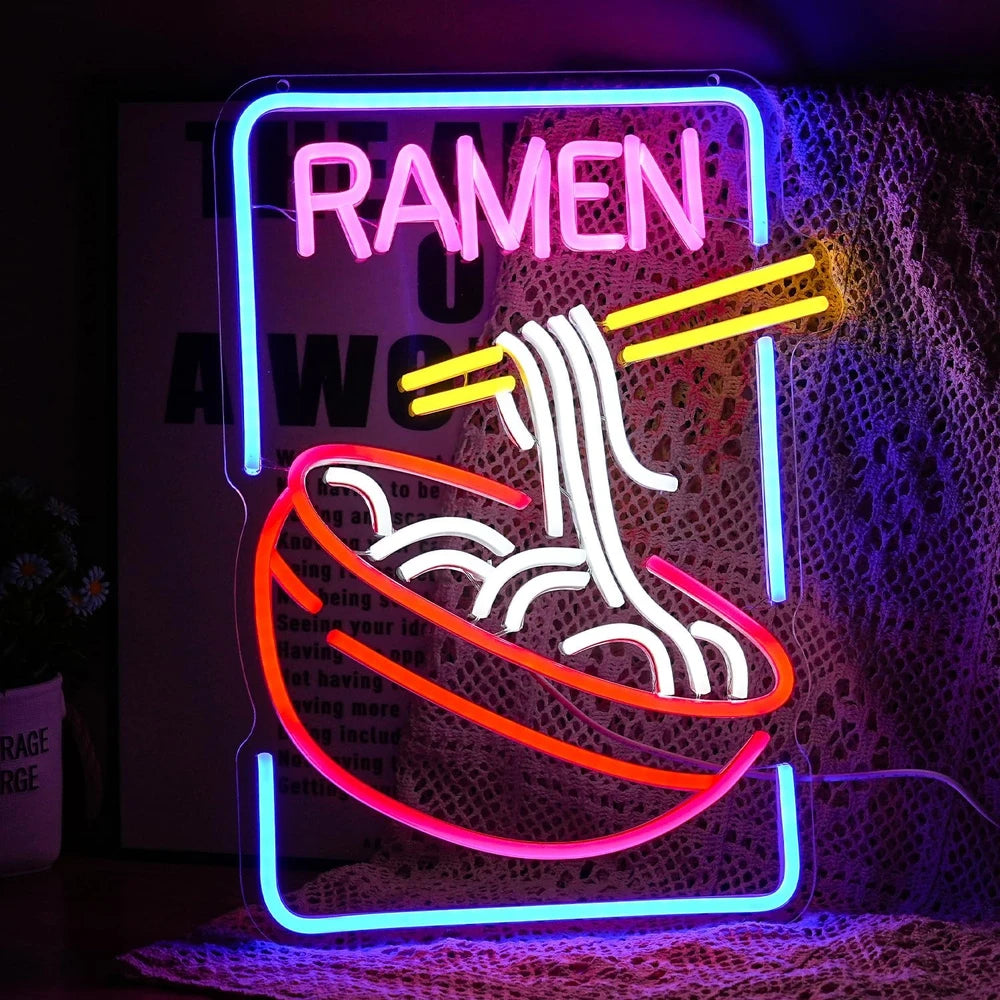 Ramen Noodle Neon Sign