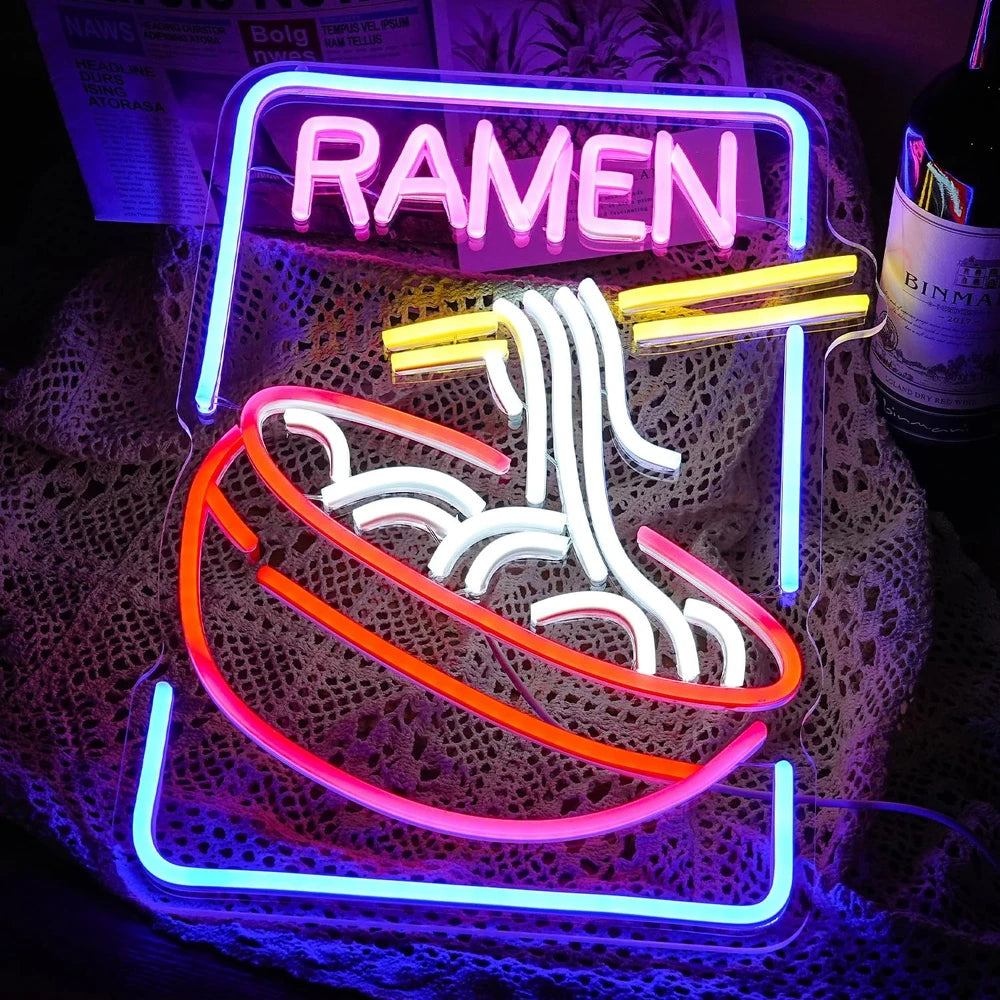 Ramen Noodle Neon Sign