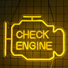 Check Engine Garage Neon Sign