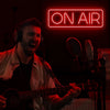 Streamer On Air Red Neon Sign