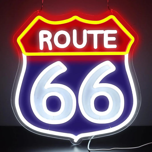 Route 66 Vintage Neon Sign
