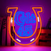 Colt 45 Beer Horseshoe Bar Neon Wall Sign