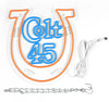 Colt 45 Beer Horseshoe Bar Neon Wall Sign