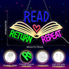 Read Return Neon Library Sign