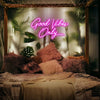 Good Vibes Only Purple LED Neon Sign