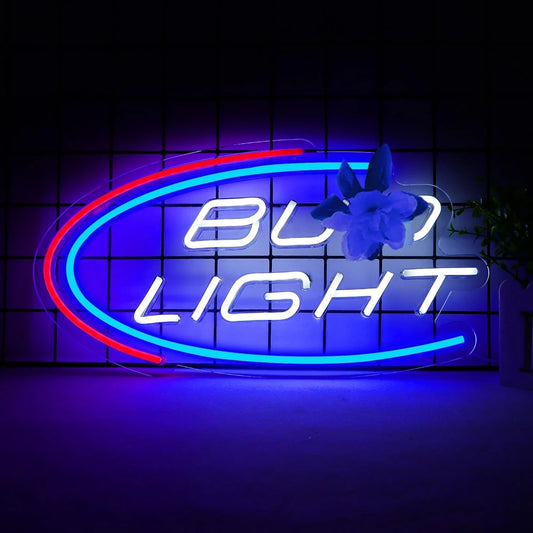 Bud Light Beer Bar Neon Wall Sign