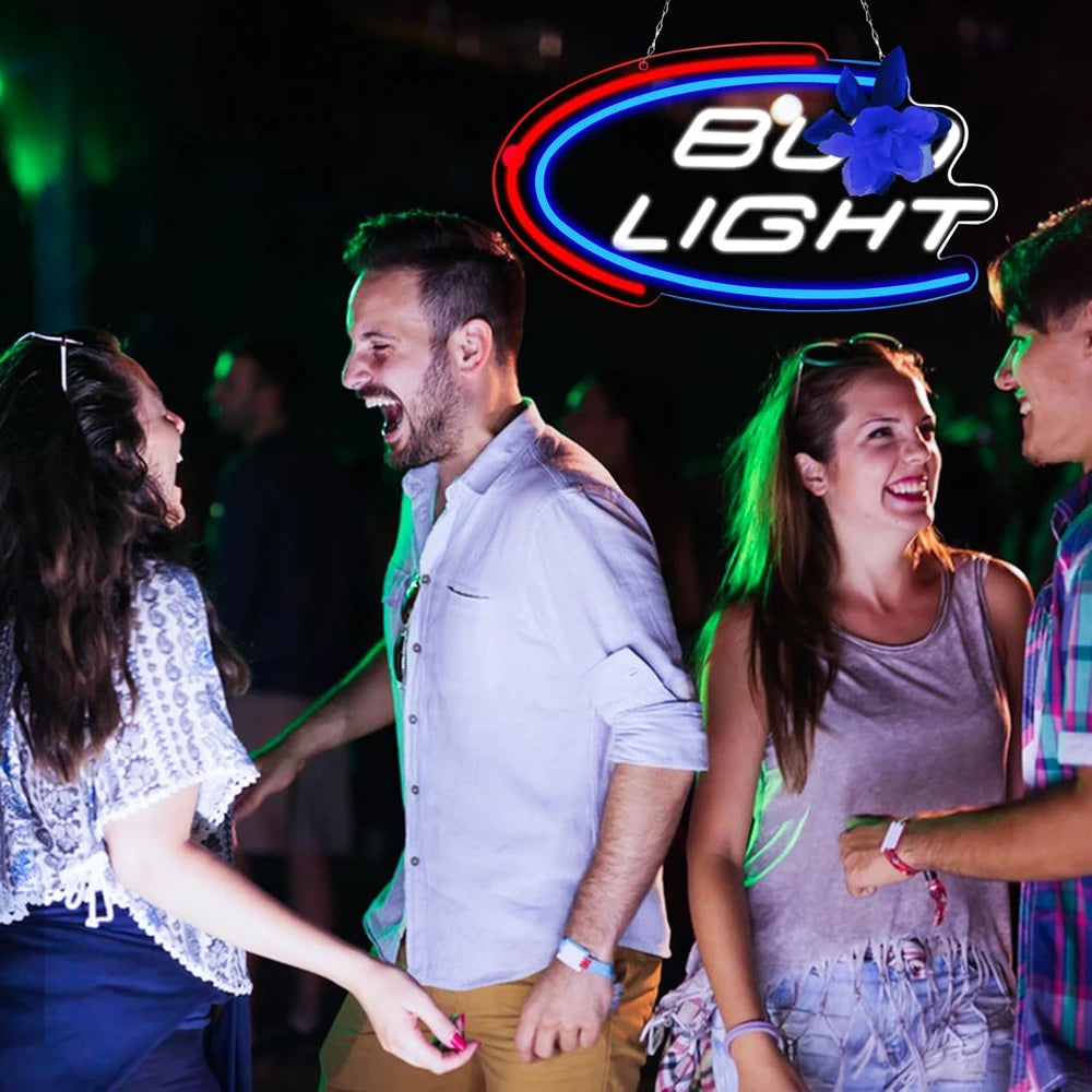 Bud Light Beer Bar Neon Wall Sign