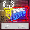 Miller Lite Deer Beer Bar Neon Wall Sign