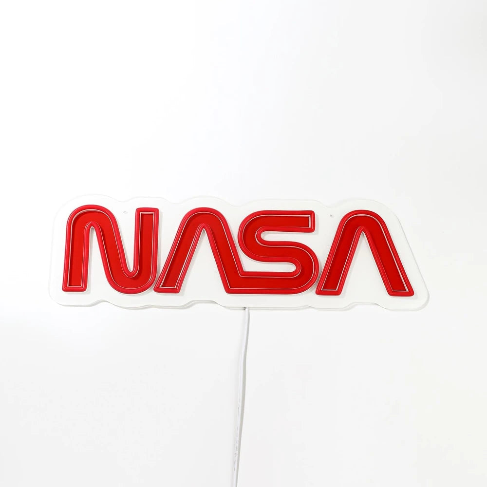 NASA Worm Logo LED Sign