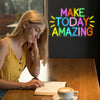 Rainbow Motivational Make Today Amazing LED Quote Neon Sign
