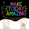 Rainbow Motivational Make Today Amazing LED Quote Neon Sign