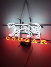 Cougar Beer Neon Bar Sign