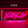 Pink XOXO LED Neon Sign