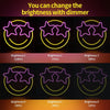 Smiley Face Star Eyes LED Neon Sign