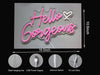 Hello Gorgeous Pink LED Neon Sign