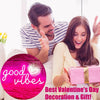 Pink Good Vibes Heart Neon Wall Sign