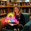 You Are Amazing Motivational Neon Classroom Sign