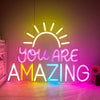 You Are Amazing Motivational Neon Classroom Sign