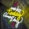 Make Today Amazing Inspirational Neon Wall Sign