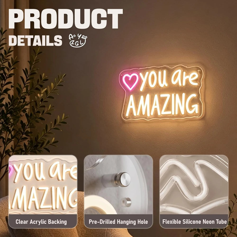 You Are Amazing Neon Sign