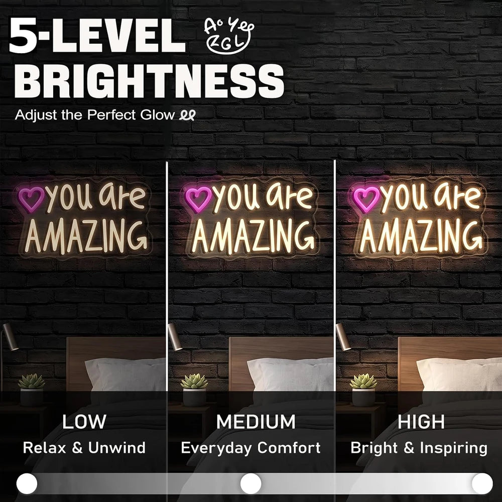 You Are Amazing Neon Sign
