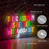 Teacher This Classroom Is Better With You In It Neon Wall Sign