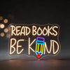 Read Books Be Kind Pencil Classroom LED Neon Sign