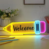 Welcome Pencil Classroom LED Neon Sign