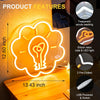 Cloud Light Bulb Classroom Neon Wall Sign
