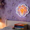Cloud Light Bulb Classroom Neon Wall Sign