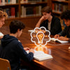 Cloud Light Bulb Classroom Neon Wall Sign