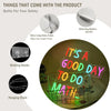 Colorful Good Day To Do Math Classroom Neon Sign